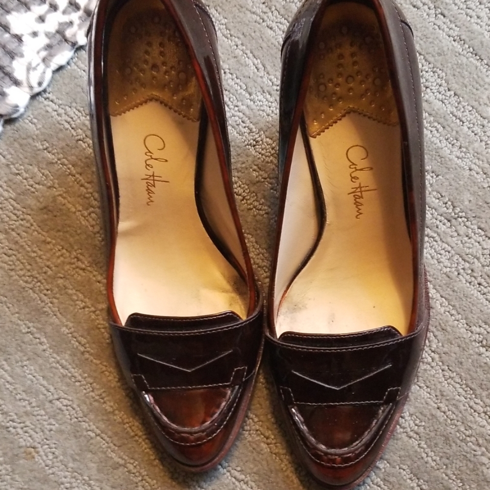 Cole Hann loafer style pumps